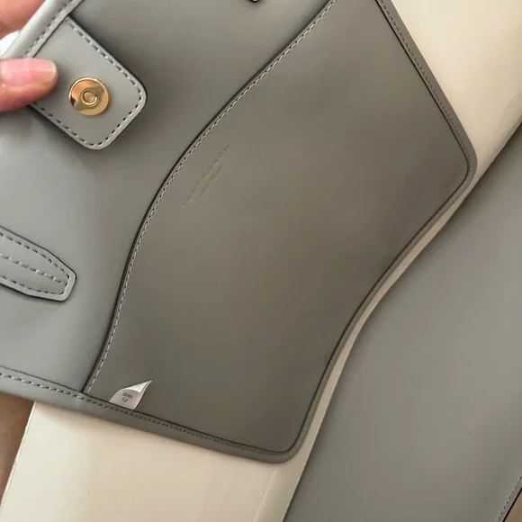 New Tory Burch geo gray with straps large tote - Picture 7 of 7